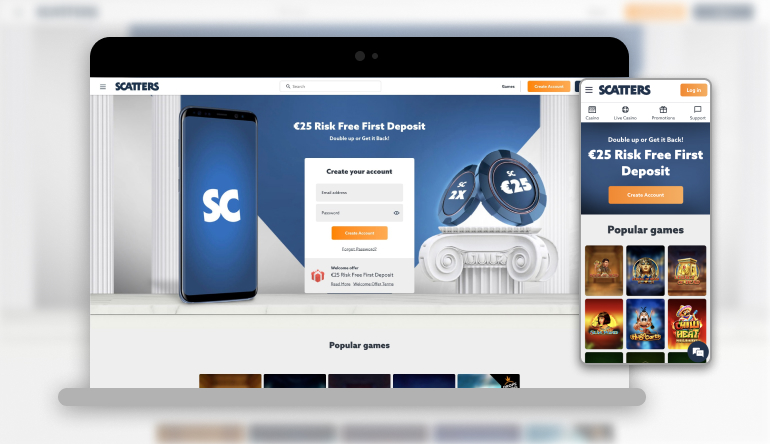 Scatters Casino App Screenshot